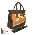 کیف مستطیل دوخانه ساده