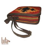 کیف گلیمی دوشی اسپرت دردار قرمز ترنجی