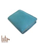 کیف چرم دستی بزرگ فیروزه ای