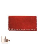 کیف پول لب کج اشبالت قرمز ساده