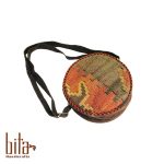 کیف گلیم گرد کوچک سه رنگ