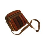 کیف گلیمی مربع متوسط صورتی