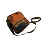 کیف گلیمی مربع متوسط صورتی