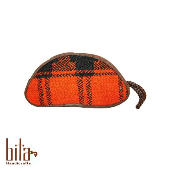 کیف آرایش جاجیمی نارنجی