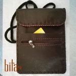 کیف چرم پاسپورتی قهوه ای