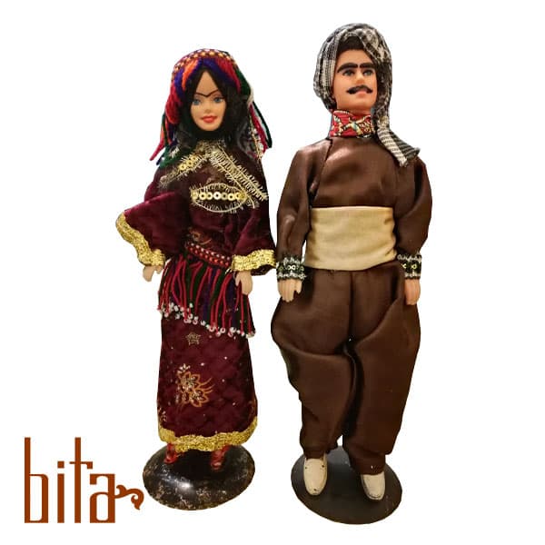 عروسک سنتی کرد (دوتایی)