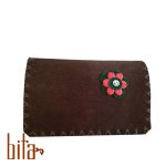 کیف کارت چرم طبیعی اشبالت قهوه ای