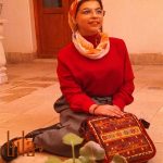 کیف گلیم سیرجان مربع بزرگ راه راه