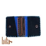 کیف پول جیبی اشبالت فیروزه ای مشکی