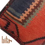 کیف گلیمی مربع متوسط صورتی