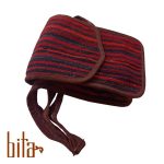 کیف دوشی جاجیمی متوسط تیره