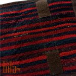 کیف دوشی جاجیمی متوسط تیره