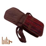 کیف دوشی جاجیمی متوسط تیره