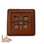 آینه چرمی کیفی عسلی