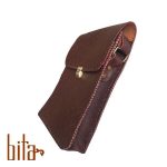 کیف چرم دوشی اسپرت طرح شترمرغ