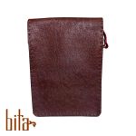 کیف چرم دوشی اسپرت طرح شترمرغ