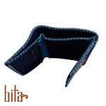 کیف پول چرمی اشبالت سرمه ای