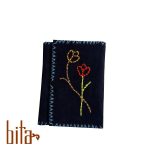 کیف پول چرمی اشبالت سرمه ای