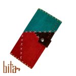 کیف پول سه لت اشبالت با رویه چهل تکه