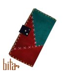 کیف پول سه لت اشبالت با رویه چهل تکه