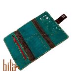 کیف پول سه لت اشبالت با رویه چهل تکه