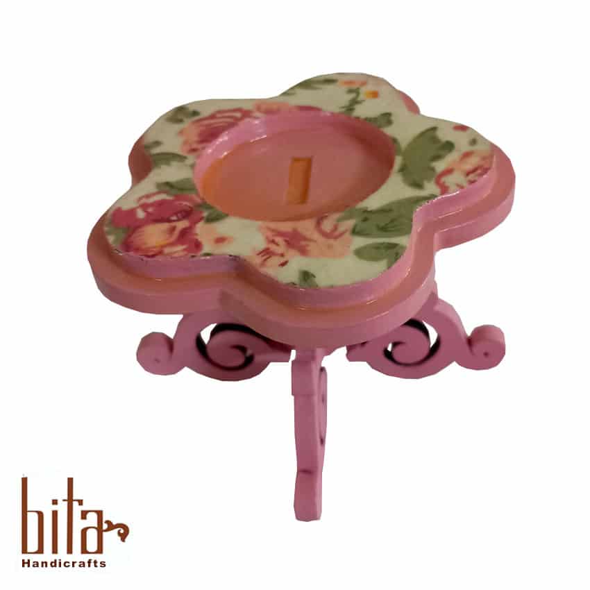 جاشمعی پایه دار طرح گل جاشمعی پایه دار طرح گل