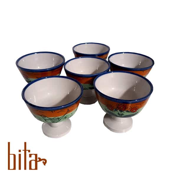 بستنی خوری چینی میبد 6 عددی بستنی خوری چینی میبد 6 عددی